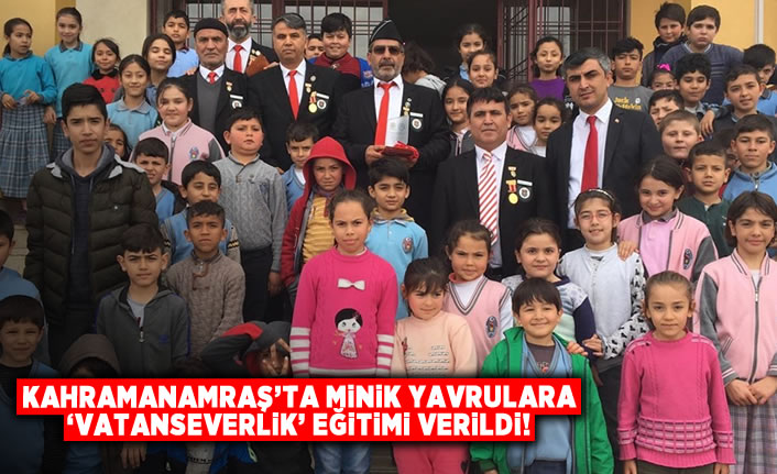 Kahramanmaraş'ta minik öğrencilere 'vatanseverlik' eğitimi