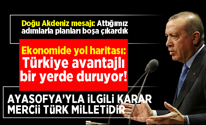 Başkan Erdoğan'dan flaş 15 Temmuz, Ayasofya, Mescid-i Aksa ve Libya mesajı!