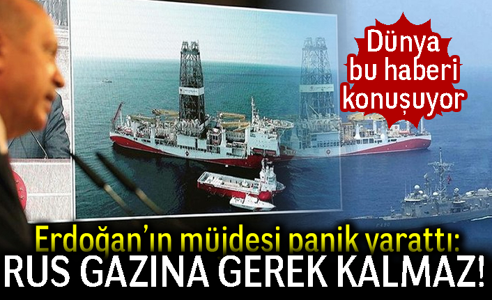 Dünya bu haberi konuşuyor! Erdoğan'ın müjdesi panik yarattı! "Rus gazına gerek kalmaz"