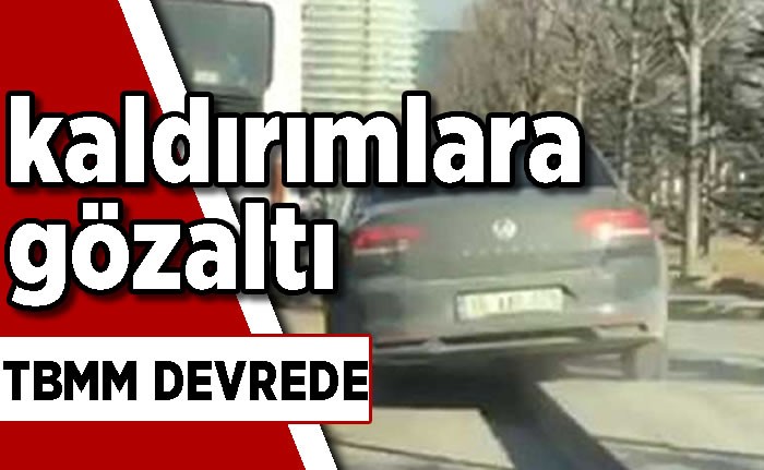 İstanbul’da kaldırımlara gözaltı