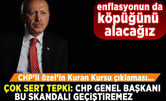 Erdoğan'dan çok sert tepki: CHP Genel Başkanı bu skandalı geçiştiremez