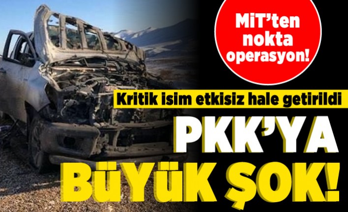 MİT'ten nokta operasyonu! Kritik isim etkisiz hale getirildi! PKK'ya büyük şok!