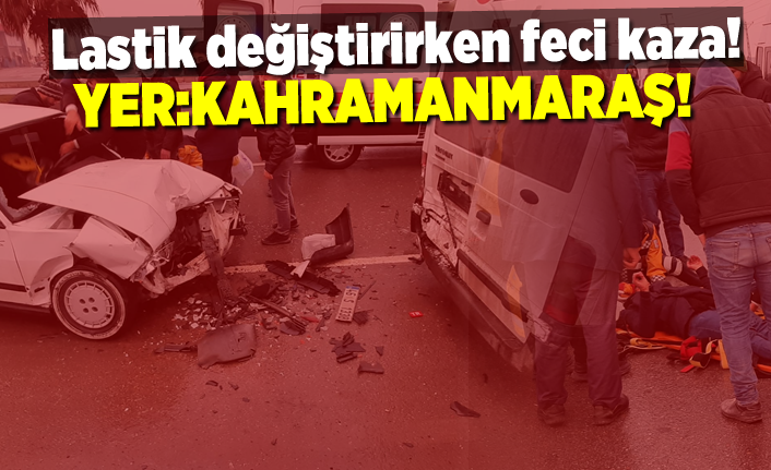Kahramanmaraş'ta feci kaza! 2 yaralı