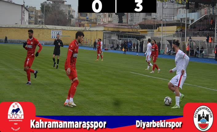 Diyarbekirspor: 3 Kahramanmaraşspor: 0