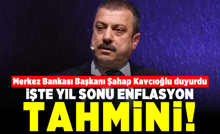 Şahap Kavcıoğlu duyurdu! İşte yıl sonu enflasyon tahmini!