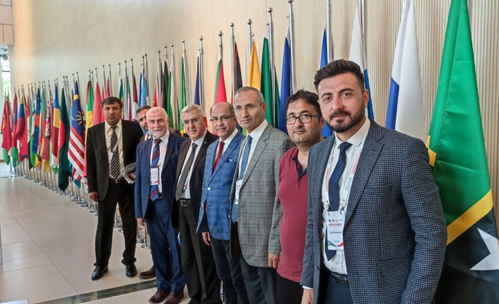 Üniversitemiz Rektörü Prof. Dr. Niyazi Can ve KSÜ Öğretim Elemanları Azerbaycan’da Gerçekleştirilen VII. Uluslararası Sosyal Bilimler Kongresine Katıldı