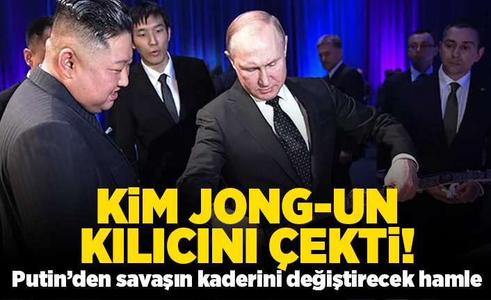 Kim Jong-un kılıcını çekti! Putin'den savaşın kaderini değiştirecek hamle!
