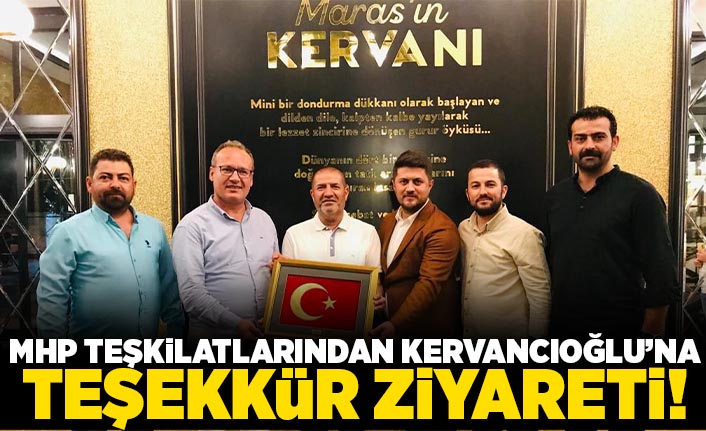 MHP Teşkilatlarından Kervancıoğlu'na teşekkür ziyareti!