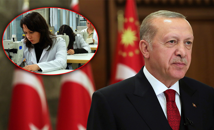Cumhurbaşkanı Erdoğan istihdam edilen kadın sayısını açıkladı