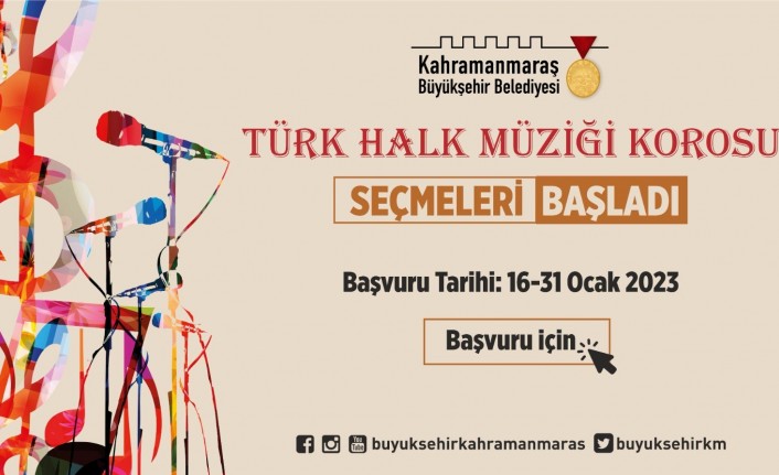 Türk Halk Müziği ve Çocuk Korosu Başvuruları Başladı!