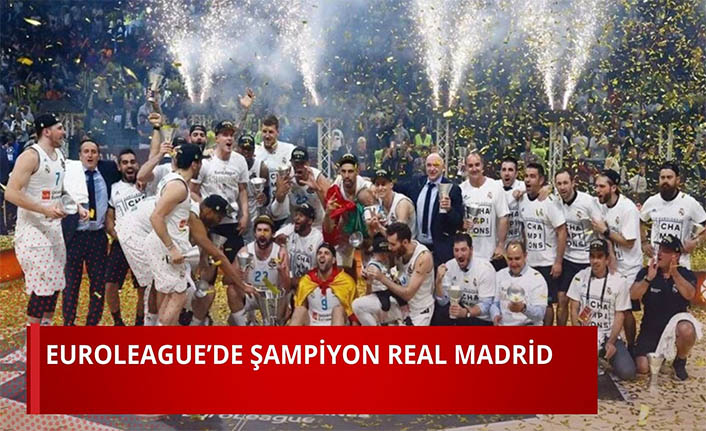 Euroleague’de şampiyon Real Madrid